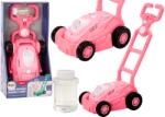 LEAN Toys Rózsaszín fogantyús szappanbuborék fújó fényíró játék (20515)