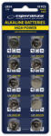 Esperanza Gombelem készlet (10 db) - Esperanza EZB105 - 1, 5V; LR54 (EZB105)