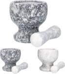 BackHomeLiving Fehér márvány mozsár 12, 5 x 12, 5 cm (WUI9816)