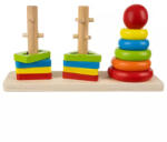 Kruzzel Készségfejlesztő fa játék - Válogató puzzle (00019870)