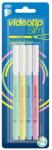 ICO Szövegkiemelő készlet, 1-3 mm, ICO Videotip Slim , 4 különböző pasztell szín (9580121004) - papir25