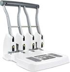 Rapesco Lyukasztó, nagyteljesítményű, négylyukú, 150 lap, könnyített lyukasztás, RAPESCO ECO P4400 , fehér (1407) - papir25