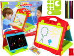 LEAN Toys 4M Kétszínű Összecsukható Tábla Bőröndben - Kréta és Filc (1754)