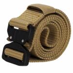 Real Taktikai öv gyorskioldó QR csattal, barna, 120 cm (RC-K-674)