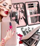 GordonToys 18 részes elegáns fekete manikűr készlet utazótáskával (G934)