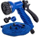 VERK GROUP Könnyű és rugalmas kerti tömlő 10m-től 30m-ig terjedő hosszúsággal, multifunkciós spriccelőpisztollyal (15502_N)