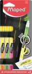 Maped Szövegkiemelő készlet, 1-5 mm, kétvégű, MAPED Fluo Peps Duo , vegyes színek (734127)