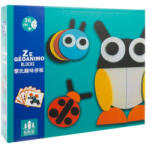 Kruzzel Fa logikai képkirakó játék - állatos (00022426)