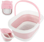 VERK GROUP Összecsukható szilikon lábmasszírozó tálca kiemelkedésekkel (01808_R)