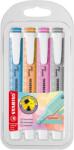 STABILO Szövegkiemelő készlet, 1-4 mm, STABILO Swing cool Pastel , 4 különböző szín (275/4-08-2)