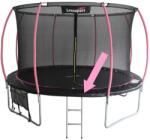 LEAN Sport Sport Max 8 láb átmérőjű fekete-rózsaszín trambulin rugóvédő (10694)