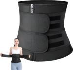 Verk Group Neoprén karcsúsító és támogató deréköv L méret, fekete (24520_L)