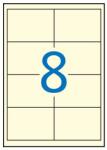 APLI Etikett, 97x67, 7 mm, színes, APLI, krémszínű, 160 etikett/csomag (11801) - papir25