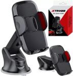 Xtrobb 20384 autós telefontartó, fekete, 360-ban forgatható (00020384)