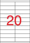 APLI Etikett, univerzális, 105x29 mm, APLI, 2000 etikett/csomag (01299) - papir25