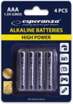 Esperanza Elem készlet (4 db) - Esperanza EZB102 - 1, 5V; AAA (LR03) (EZB102)