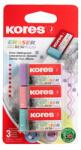 Kores Radír, KORES KE-30 , 3 pasztell szín (40315)