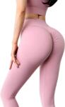 RGB Magas derekú fitness legging - L, Fekete