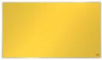 Nobo Textiltábla, széles képarány, 40 /89x50cm, alumínium keret, NOBO Impression Pro , sárga (1915430) - papir25