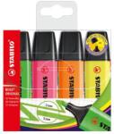 STABILO Szövegkiemelő készlet, 2-5 mm, STABILO BOSS original , 4 különböző szín (70/4)