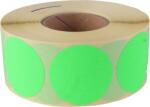  Etikett, 38 mm kör, 1000 etikett/tekercs, zöld (5998377104740) - papir25