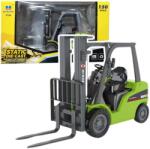 HUINA zöld fém targoncamodell 1: 50 méretarányban (22780)