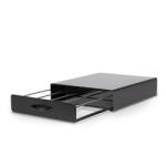 Bewello Fém kávékapszula tartó - 20 db Dolce Gusto kapszulákhoz - 300 x 240 x 70 mm - matt fekete (BW1000B) - getitnow