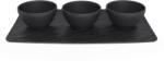 Villeroy & Boch Castronașe pentru sosuri Manufacture Rock cu suport tip tavă 4 el (10-4239-9023) Castron