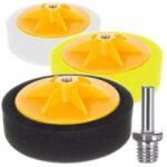 Verk Group 3 darabos polírozó szivacs készlet fúrógéphez 150mm (11360)