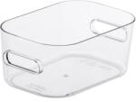 SMARTSTORE Műanyag tárolódoboz, 0, 6 liter, SMARTSTORE Compact Clear XS , átlátszó (10490) - papir25