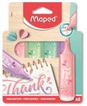 Maped Szövegkiemelő készlet, 1-5 mm, MAPED Fluo Peps Flex Pastel , pasztell szín, vegyes készletek (740308) - papir25