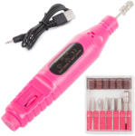 Verk Group Manikűr és pedikűr marógép 6 cserélhető fejjel (15938)