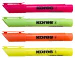 Kores Szövegkiemelő készlet, 0, 5-5 mm, KORES High Liner Plus , 4 különböző szín (36040) - papir25
