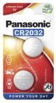 Panasonic Gombelem, CR2032, 2 db, PANASONIC (CR2032/2B-PAN) - papir25