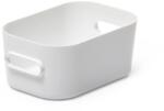 SMARTSTORE Műanyag tárolódoboz, 0, 6 liter, SMARTSTORE Compact XS , fehér (10410) - papir25