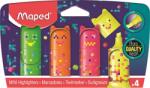 Maped Szövegkiemelő készlet, 1-5 mm, MAPED Pixel Party Mini , 4 különböző szín (743602)