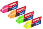 Kores Radír, KORES Trino , vegyes neon színek (40503)