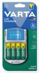 VARTA Elemtöltő, AA ceruza/AAA mikro, 4x2600 mAh AA, LCD kijelző, 12V USB, VARTA (57070 201 451) - papir25