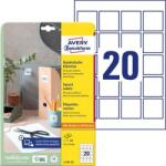 Avery-Zweckform Etikett, univerzális, 45x45 mm, AVERY ZWECKFORM, 500 etikett/csomag (L7121-25) - papir25