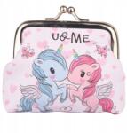 Lean Két Egyszarvús Gyermek Pénztárca U&me Fém Kapoccsal 10x9cm (24899)