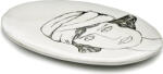 Serax Set 2 platouri pentru servire La Mère, ovale, 37, 5 cm, alb-negru (B5123032-006) Tava