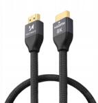 Wozinsky Hdmi kábel 2.1 8K 60 Hz 48 Gbps 4K 120 Hz 2K 144 Hz 1 m ezüst (WHDMI-20)