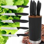 Zwieger Rocca 5 Db-os Késkészlet Blokkban Konyhai Kés Szett Éles Prémium (5905794971008)