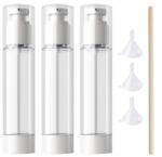 DOZ 3x Levegő Nélküli Adagoló 100ML Szivárgásmentes Utazókrém Felvitele