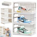 Bedee 3 Rétegű Cipőtartó Szett, Összecsukható Rendszerező Mágneses Ajtóval (ZESTAW 3-WARSTWOWA NA BUTY)