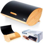 Vilde Kenyértartó Fém Bambusz fekete konyhai kenyértartó (5904316472849)