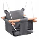  Hinta gyerekeknek Fából készült Skandináv Puha Biztonságos Szürke +6 msc (Huśtawka Skandynawska)