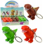  Dinoszaurusz Kulcstartó Hátizsákra Led Lámpával és Hangokkal Zöld (22100)