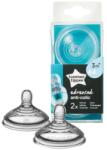 Tommee Tippee 2x kólika gátló cumi közepes átfolyással 3m+ Advanced (5010415211286)