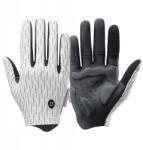 Rockbros Sport kerékpáros kesztyű, teljes, tavaszi-nyári, M méret fehér-fekete (5907769373992)
